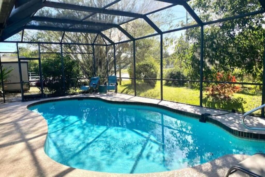 Heated Saltwater Pool Home Minutes To Beach Englewood Bagian luar foto